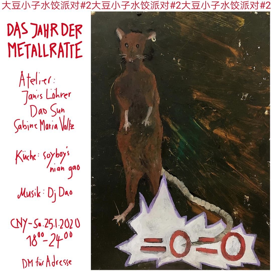 Das Jahr der Metallratte, Groupshow w/ Dao Sun, Sabine Maria Voltz @Studio Voltz